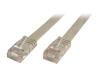 MicroConnect – Nätverkskabel – RJ-45 (hane) till RJ-45 (hane) – 50 cm – UTP – CAT 6 – platt – vit