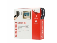 Velcro VEL-EC60220, Sort, 20 mm, 10 m, 1 stykker, Boks Strøm artikler - Føringsveier & fester - Diverse