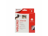 VELCRO® VEL-EC60216 Burrebånd til fastlimning Burrebånd statisk loop del (L x B) 5000 mm x 20 mm Hvid 5 m