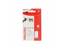 VELCRO Stick On – Självhäftande hook-and-loop-fästanordning – 2 x 50 cm – vit