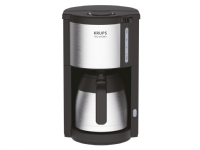 Krups Evidence KM305D, Kaffebrygger (drypp), 1,25 l, Malt kaffe, Sort, Rustfritt stål Kjøkkenapparater - Kaffe - Espressomaskiner