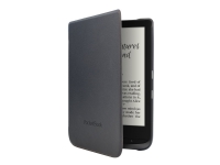 PocketBook Shell series - Lommebok for eBook-leser - plastikk, polyuretan, mikrofiber - svart - 6 - for PocketBook Basic Lux 2, Touch Lux 4 TV, Lyd & Bilde - Bærbar lyd & bilde - Tilbehør