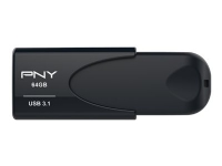 PNY Attaché 4 - USB-flashstasjon - 64 GB - USB 3.1 PC-Komponenter - Harddisk og lagring - USB-lagring