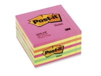 Bilde av Post-it® Notes Kubusblok, Neonrosa, 76 mm X 76 mm, 450 Ark