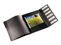 Leitz Solid – Klassifikationsmapp – 6 delar – för A4 – kapacitet: 200 ark – tabbad – svart