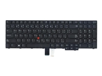 Lite-On – Ersättningstangentbord för bärbar dator – med Trackpoint – QWERTY – arabiska – svart – FRU CRU – Tier 2 – för ThinkPad E570 20H5 20H6  E575 20H8