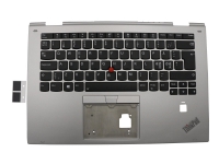 Darfon – Ersättningstangentbord för bärbar dator – med Trackpoint – bakgrundsbelyst – QWERTY – Nordisk – för ThinkPad X1 Yoga (2nd Gen) 20JD 20JE 20JF 20JG