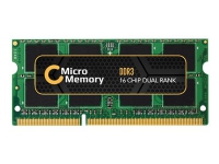 CoreParts – DDR3 – modul – 8 GB – SO DIMM 204-pin – 1600 MHz / PC3-12800 – 1.35 V – ej buffrad – icke ECC