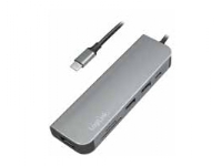LogiLink UA0343, USB 3.2 Gen 1 (3.1 Gen 1) Type-C, Aluminium, MicroSD (TransFlash), SD, HDMI, USB 3.2 Gen 1 (3.1 Gen 1) Type-A, USB 3.2 Gen 1 (3.1 Gen 1) Type-C, Android, 1 stykker PC tilbehør - Kabler og adaptere - USB Huber