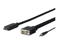 VivoLink Pro – HDMI-kabel – HDMI hane till HD-15 (VGA) stereo mini jack hane – 7.5 m