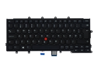 Chicony – Ersättningstangentbord för bärbar dator – med Trackpoint – QWERTY – dansk – FRU – för ThinkPad A275 20KC 20KD  X270 20HM 20HN 20K5 20K6