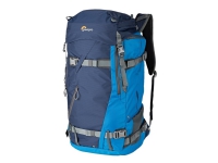 Lowepro Powder Backpack 500 AW - Ryggsekk for digitalbildekamera med linser / notebook / tripod - midnattsblå, horisontblå Foto og video - Vesker - Kompakt