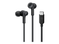 Produktfoto för Belkin SoundForm In-Ear Hörlurar / USB-C - Svart