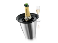 Vacu Vin Active Cooler Champagne Elegant, Glass Flaske, Vin, Rustfritt stål, Monokromatisk, 5 min, 1 stykker Barn & Bolig - Bartilbehør - Vinkjøler