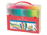 Tusser Faber-Castell Connector kuffert med 80 stk. ass. farver Skole og hobby - Flytende farger - Tusjer til skolebruk