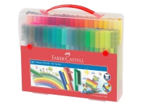 Tusser Faber-Castell Connector kuffert med 80 stk. ass. farver Skriveredskaper - Fiberpenner & Finelinere - Fiberpenner