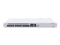 MikroTik Cloud Router Switch CRS312-4C+8XG-RM - Switch - L3 - Styrt - 12 x 10 Gigabit Ethernet + 4 x kombo 10 Gigabit SFP+ - rackmonterbar - AC 100 - 240 V PC tilbehør - Nettverk - Switcher