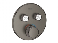 Grohe GRT SmartControl termostat – 2SC för inbyggnad två ventiler Borstad hård grafit 29119AL0