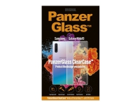 PanzerGlass ClearCase - Baksidesskydd för mobiltelefon - härdat glas, termoplastisk polyuretan (TPU) - CrystalClear - för Samsung Galaxy Note10