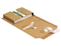 Bogomslag Multiwell 3 serie - 56 270x185x20-60mm - (25 stk.) Papir & Emballasje - Konvolutter og poser - Følgesseddel konvolutter