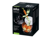 Braun Multiquick MQ 70 - Foodprosessortilbehør - for håndmikser - svart - for Multiquick 5 7 Kjøkkenapparater - Kjøkkenmaskiner