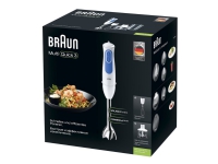 Braun Multiquick 3 MQ3035WH Sauce – Handmixer – 700 W – vit / blå