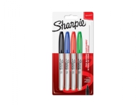 Sharpie Fine Basic 1,0 mm rumpemarkør. farger (4 stk.) Skriveredskaper - Markør - Permanenttusj