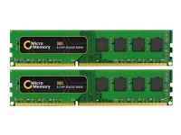 CoreParts - DDR3 - sett - 16 GB: 2 x 8 GB - DIMM 240-pin - 1600 MHz / PC3-12800 - ikke-bufret - ikke-ECC PC-Komponenter - RAM-Minne - DDR3