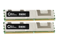 CoreParts – DDR2 – sats – 4 GB: 2 x 2 GB – FB-DIMM 240-pin – 667 MHz / PC2-5300 – 1.8 V – Fullt buffrat – ECC – för IBM System x3650  Lenovo BladeCenter HS21  HS21 XM  System x34XX  x35XX  x3650