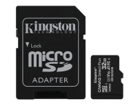 Bilde av Kingston Canvas Select Plus - Flashminnekort (microsdhc Til Sd-adapter Inkludert) - 32 Gb - A1 / Video Class V10 / Uhs Class 1 / Class10 - Microsdhc Uhs-i