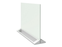 Nobo – Whiteboard-tavla – skrivbord – 584 x 441 mm – tempererat glas – magnetisk – dubbelsidig – vit