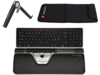 TravelKit - Contour RollerMouse Red Plus Wireless - inkl. Balance Keyboard, Neopren Sleeve og Laptop Stand (sæt) PC tilbehør - Mus og tastatur - Tastatur