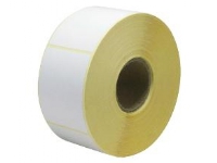 Etiket 48x62 mm Til Tryk Neutral DT Permanent lim Ø38 t/C423,1000 stk/rl - (1000 stk.)