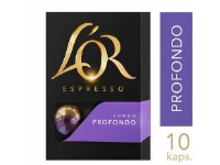 Kaffekapsel L'OR Lungo PROFONDO Styrke 8,10 æsk x 10 stk/krt