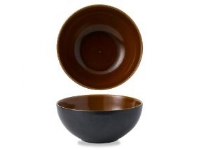 Skål Nourish Tokyo 107.5 cl Ø18.3 cm Porcelæn Sort/brun,6 stk/krt