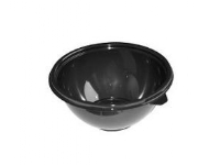 Bowle skål 1000 ml Ø180x70 mm Rund PET Sort,360 stk/krt