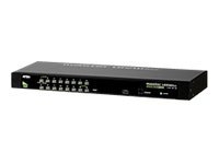 ATEN CS1316 – Omkopplare för tangentbord/video/mus/USB – 16 x KVM / USB – 1 lokal användare – skrivbordsmodell