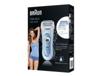 Braun Silk&Soft LS 5160 - Damebarbermaskin - trådløs - blå Lady barbermaskin