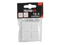 Home&gt it® självhäftande filtkuddar 25 x 25 mm a 16 st vit