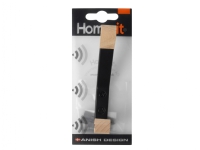 Home>it® dobbelt knage 1,5 × 5,5 x 12 cm bøgetræ sort Huset - Boliginnretning - Knagger