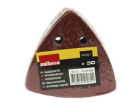 Millarco® slibepapir til trekantsliber 93×93×93 mm 30 stk. El-verktøy - Tilbehør - Tilbehør til Slipemaskiner