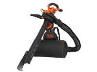 Bilde av Black & Decker Beblv301-qs, Ryggsekk Løvblåser, 206 Km/t, 404 Km/t, 268 M³/t, 72 L, Sort, Oransje