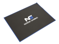 Nordic Gaming Guardian – Stolmatta – 120 x 100 cm – svart – ram: blå