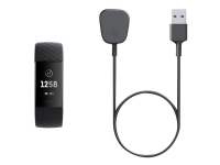 Fitbit - Ladekabel for smartarmbåndsur - USB hann - 50 cm - svart Helse - Pulsmåler - Tilbehør