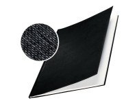 impressBIND omslag hårdt med lærredspræg Leitz 28,0 mm Sort