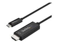 Bilde av Startech.com 6ft (2m) Usb C To Hdmi Cable, 4k 60hz Usb Type C To Hdmi 2.0 Video Adapter Cable, Thunderbolt 3 Compatible, Laptop To Hdmi Monitor/display, Dp 1.2 Alt Mode Hbr2 Cable, Black - 4k Usb-c Video Cable (cdp2hd2mbnl) - Adapterkabel - 24 Pin Usb-c H