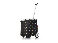 Reisenthel ?arrycruiser, Handlenett, Sort, Flerfarget, Aluminium, Polyester, Mønster, 2 hjul, 40 l