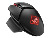 OMEN by HP Photon - Mus - Optisk - 11 knapper - Trådløs - Op til 16.000 DPI - Trådløs modtager (USB) - QI-opladning Gaming - Gaming mus og tastatur - Gaming mus