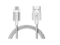 Maclean MCE178 1 m USB A USB C USB 2.0 Sølv