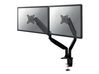 Neomounts by Newstar Select NM-D750D – Monteringssats – full-motion – för 2 LCD-bildskärmar – svart – skärmstorlek: 10-32 – klämma monterbar skyddshylsa disk-monteringsbar